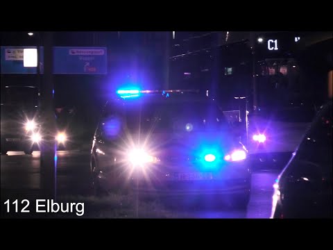 A1/P1 04-108 & Politie Hondengeleider Touran 2020 met spoed van en naar een ongeval in Zwolle