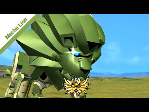 Mecha Lion gameplay. Strong animal kaiser max4 | 百獣大戦グレートアニマルカイザー (animal gameplay)