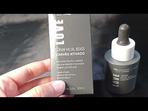 SÉRUM FACIAL CARVÃO ATIVADO MAX LOVE BOX COM 24 UN
