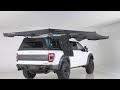 Overland Vehicle Systems XD Nomadic 270 LTE Awning w/ Lights - Driver Side