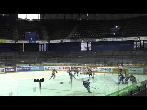 Eric Malcarney of EVZ Novizen Elite vs HC Davos 20140111(3/3)