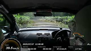 2025.07.27 EZO SUMMER RALLY SS2 Gonosawa 1 Car No.15