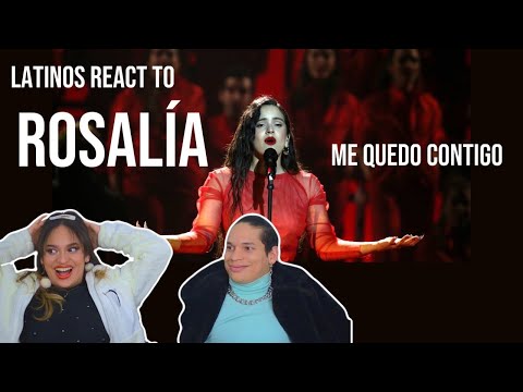 Latinos react to Rosalía canta 'Me quedo contigo' | Goya 2019 SPANISH REACTION| FEATURE FRIDAY ✌