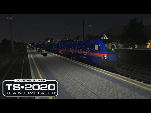 ÖBB NightJet 447 durch Vorarlberg | Train Simulator 2020 | virtuelle Führerstandsmitfahrt