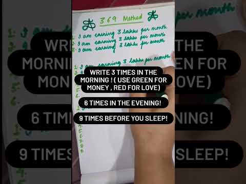 369 Method by Nikola Tesla ✨ ~ Divinedeckk #manifestation #lawofattraction #nikolatesla