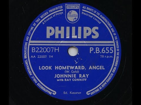 Johnnie Ray 'Look Homeward, Angel' 1957 78 rpm