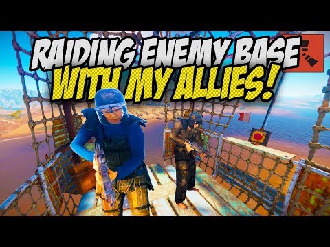 Raiding Enemy Neighbours with my ALLIED Forces! - Rust Solo Survival Gameplay