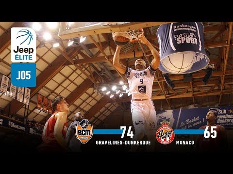 Gravelines-Dunkerque vs Monaco | J5 Jeep® ÉLITE - 13 Octobre 2018
