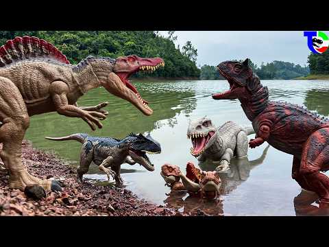 SPINOSAURUS VS CARNOTAURUS VS ALLOSAURUS | Jurassic World| Movie for Families | TCF CREATOR