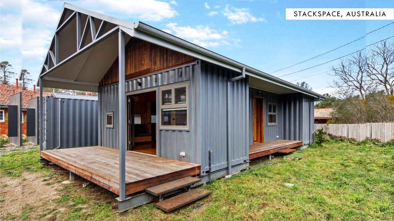 Portable Container House by Stackspace- Canberra, Australia