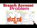 Branch Account Problem Kannada