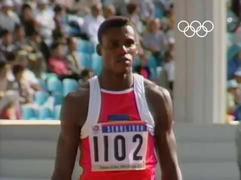 Carl Lewis Wins Long Jump Gold   Seoul 1988 Olympics