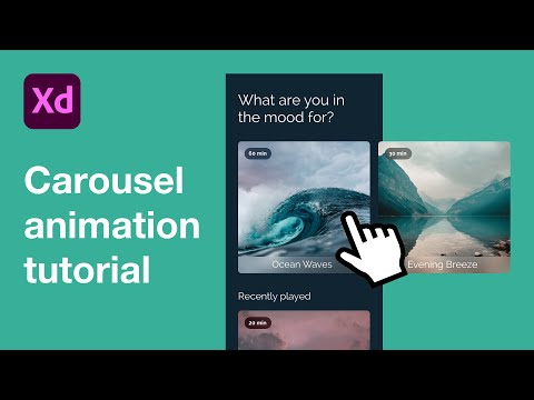 Adobe XD Carousel Animation Tutorial