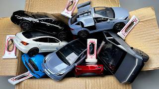 Box Full of TESLA Diecast Model Cars - Model X/Y/3/S Cybertruck 😎