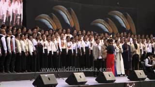 "Hallelujah" presented by Nagaland choir : Handel's Messiah in India!