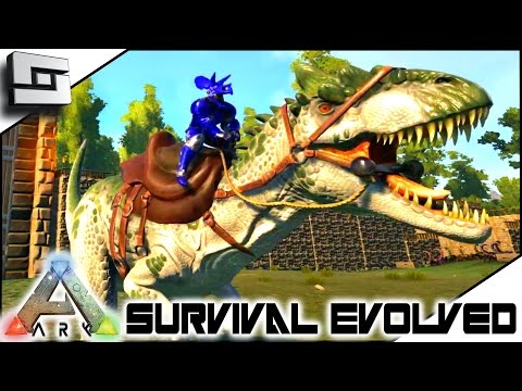 ARK: Survival Evolved - TAMING AN ALLOSAURUS! S4E42 ( The Center Map Gameplay )