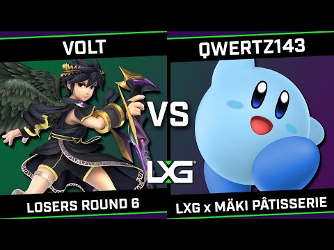Volt (Dark Pit) vs qwertz143 (Kirby) - LXG x Mäki Pâtisserie