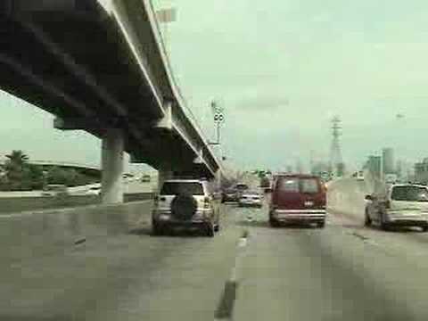 Houston Texas I-45 North Through Downtown