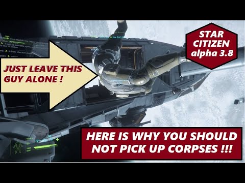 STAR CITIZEN 3.8 - I COLLECTED A CORPSE  HERE IS WHAT HAPPENED AFTER