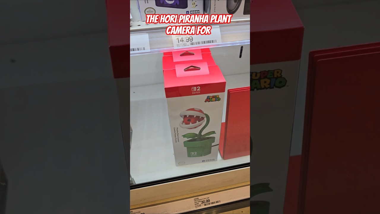 FINALLY! The Hori Piranha Plant Switch 2 Camera Has Come Down In Price
