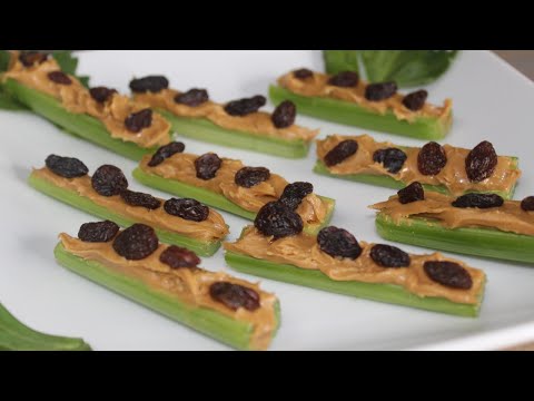 Healthy Snack Ants On A Log! ~Tasty & Quick Recipes