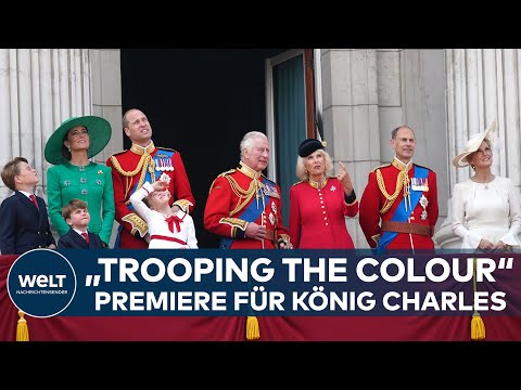 "Trooping the Colour" - Geburtstagsparade für König Charles - Marschmusik, Pferde &amp; Soldaten