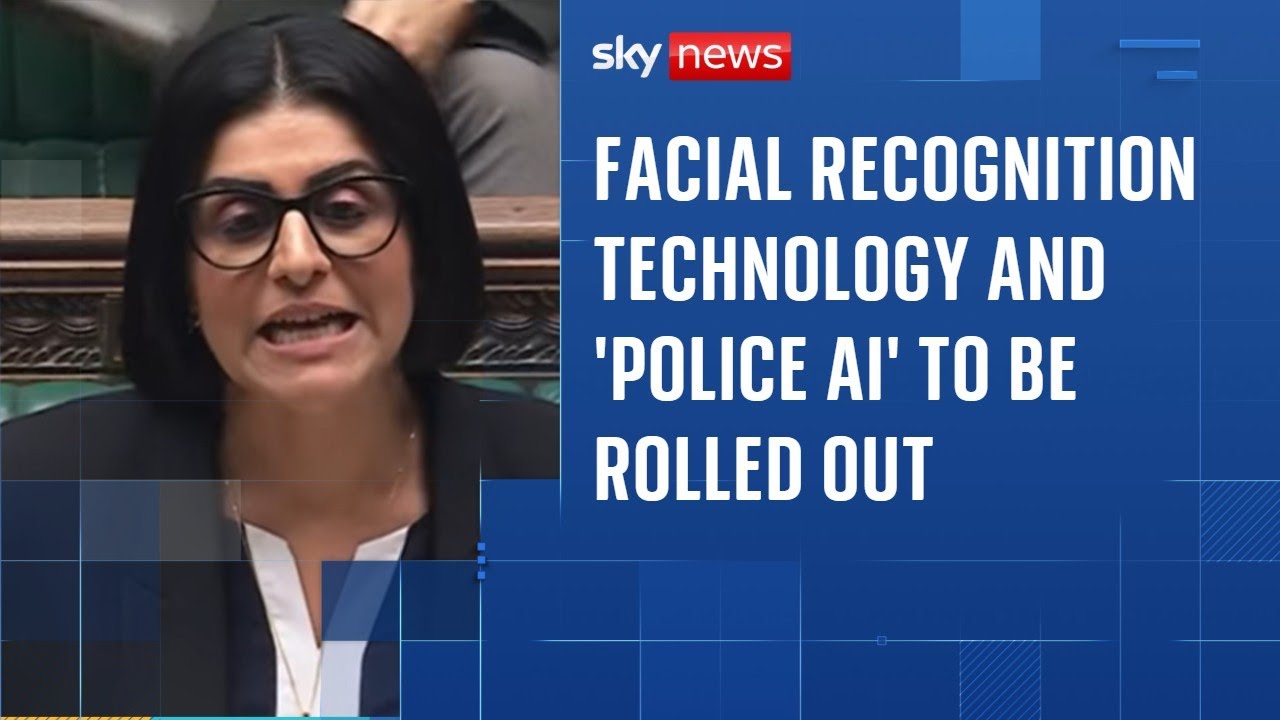 Facial recognition technology and 'police AI' to be rolled out, home secretary announces