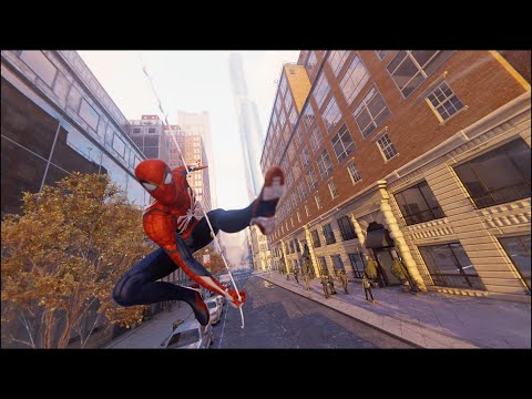 Marvel's Spider-Man Remastered Web Swinging Gameplay| PS5 60fps