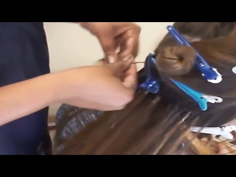 comment poser des extensions de cheveux a la keratine