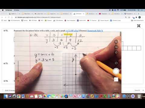 Math 8, 6.2.3, 6-72 Graph