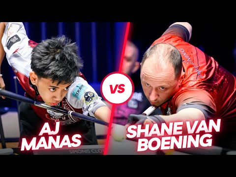 AJ Manas VS Shane Van Boening | Highlights | PLP 2025
