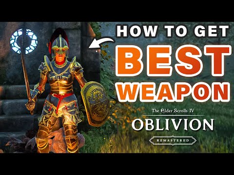 How to get The BEST EARLY Game Armor & Weapon (Umbra Sword and Ebony Armour) ► Oblivion Remastered