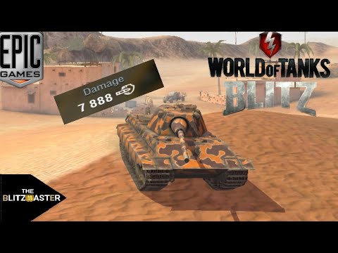 E 50 M : 7888 damage  3 kills  -WoT Blitz-