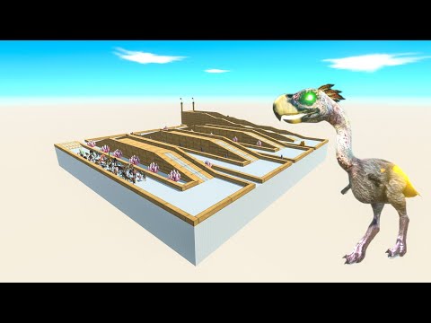 Escape From Fire - Terror Bird - Last Survivor - Animal Revolt Battle Simulator