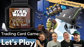 Star Wars Unlimited – Twin Suns –Asmodee – große Verlosung – mit Alex, Peat, Cron & Munzi