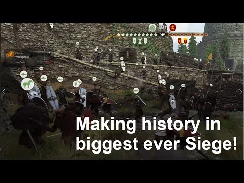 Over 250 players in Bannerlord's biggest siege event!