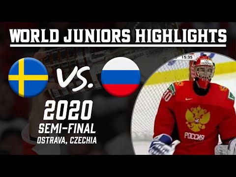 Sweden vs. Russia | 2020 WJC Semi-Final | Highlights
