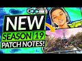 NEW SEASON 19 PATCH NOTES - Conduit Abilities, New Map - Apex Legends Update Guide