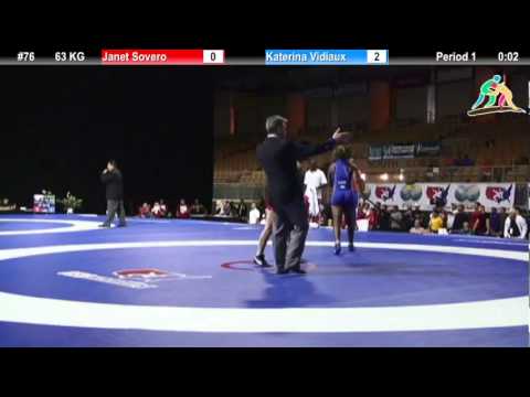 2012 Pan Am: 63 KG WM Semifinal: Janet Sovero (PER) vs. Katerina Vidiaux (CUB)