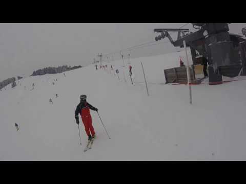 How not to use a drag lift.