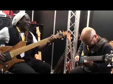 Dominique Di Piazza - Richard Bona - Hadrien Feraud - Musikmesse2015