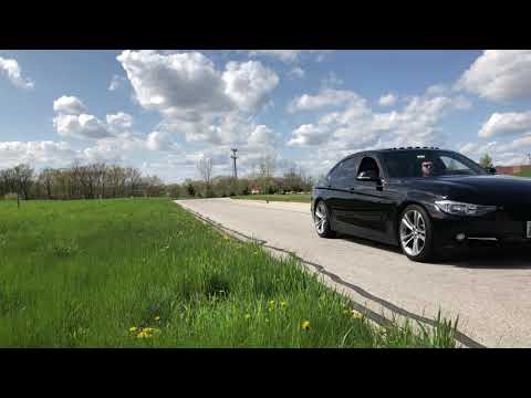 AWE Touring Quad Exhaust on BMW F30 N20 (328i)