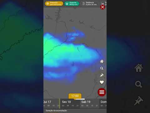⚠️ MASSA DE CHUVA FORTE CHEGA NO SUL!Sexta à noite, sábado com força total 🌧️⚡