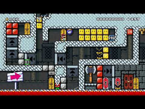 ▼One Screen Puzzle▼#12 by Glen V8 🍄Super Mario Maker 2 ✹Switch✹ #cpq