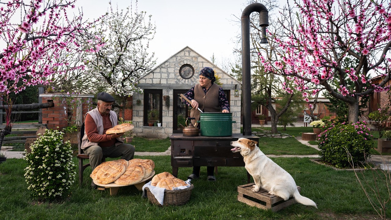 A Taste of Home – Country Bread and Lentil Soup 🍞🌾