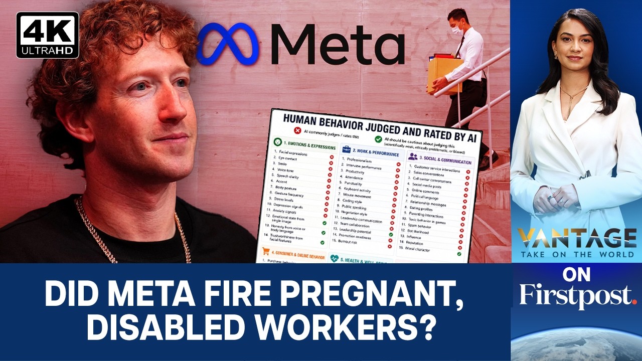 Did Meta Use AI For Discriminatory Layoffs? | Vantage on Firstpost | 4K