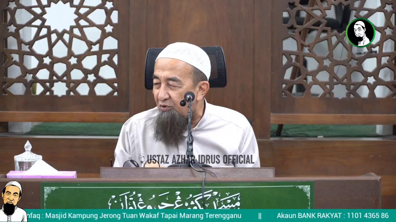 🔴LiveUAI 12/05/2026 Kuliah Maghrib Jemputan - Ustaz Azhar Idrus