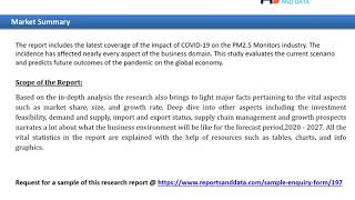 pm2.5 monitors Market Likely to Emerge over a Period of 2020 - 2027