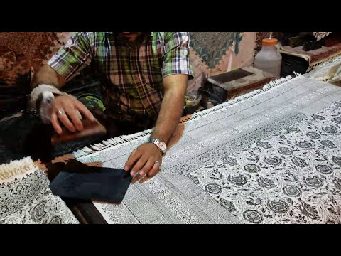 Isfahan Espadana hand-blocked calico print