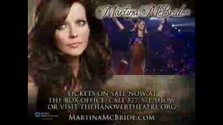 Martina McBride One Night 2013 at The Hanover Theatre
